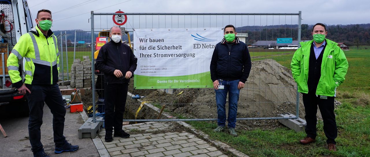 Rund 440.000 Euro investiert ED Netze in das Küssaberger Stromnetz.