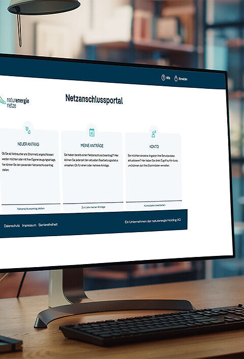 Netzanschlussportal - So melden Sie Ihren Netzanschluss online an.