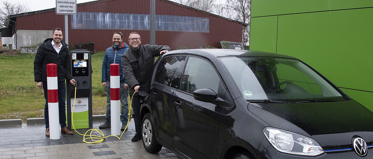 Öffentliche Ladesäule in Buggingen